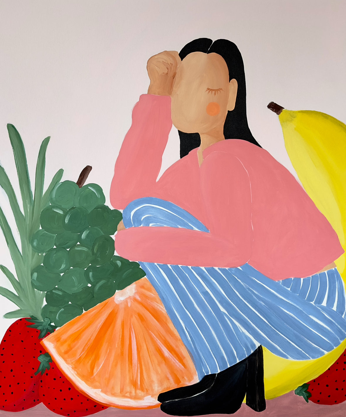 SOLD„Fruiti Baby“Studenten Kunstmarkt